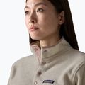 Női polár pulóver Patagonia Lightweight Synchilla Snap-T Pullover oatmeal heather w/moonrise taupe 5