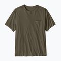 Férfi póló Patagonia Daily Pocket Tee basin green