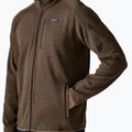 Férfi trekking pulóver Patagonia Better Sweater Fleece marlow brown rib knit 4