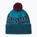 Téli sapka Patagonia Powder Town hut tripper logo: mako blue
