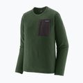 Férfi pulóver Patagonia R1 Air Crew treeline green 2