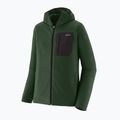 Férfi trekking pulóver Patagonia R1 Air Full-Zip Hoody treeline green 5