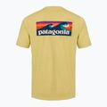 Férfi póló Patagonia Capilene Cool Daily Boardshort Logo limestone yellow - light limestone yellow x-dye 2