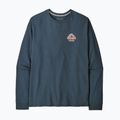 Férfi hosszú ujjú póló Patagonia Great Waves Responsibili-Tee LS summit blue 2