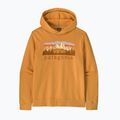 Férfi trekking pulóver Patagonia Fitz Roy Foothills Daily Hoody dried mango
