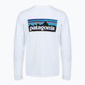 Férfi hosszú ujjú póló Patagonia P-6 Logo Responsibili fiber white 2