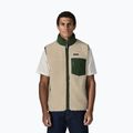 Férfi ujjatlan Patagonia Classic Retro-X dark natural w/treeline green