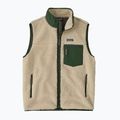 Férfi ujjatlan Patagonia Classic Retro-X dark natural w/treeline green 2