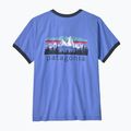 Női póló Patagonia Fitz Roy Foothills Ringer Tee diver blue 2