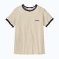 Női póló Patagonia Fitz Roy Foothills Ringer Tee undyed natural