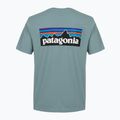 Férfi póló Patagonia P-6 Logo blue sage 2