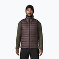 Férfi ujjatlan Patagonia Down Sweater den brown