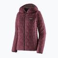 Női bélelt kabát Patagonia Nano Puff Hoody berry fig 9