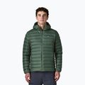 Férfi pehelykabát Patagonia Down Sweater Hoody treeline green