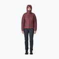 Női pehelykabát Patagonia Down Sweater Hoody dark ruby 2