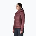 Női pehelykabát Patagonia Down Sweater Hoody dark ruby 4