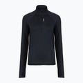 Női futópulóver HOKA Skyform Half Zip black heather