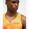 Férfi futó póló HOKA Race Day Singlet TR Print hoka citrus 5