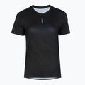 Női futó póló HOKA EveryRun CLF PRT black/squid ink