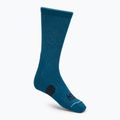 Zokni Hoka Crew Run Sock 3-pack hazy blue/soft cobalt/night glow blue 3