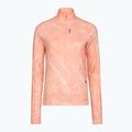 Női futópulóver HOKA Skyform Half Zip CLF PRT sunstone print