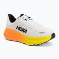 Férfi futócipők HOKA Bondi 9 Wide white/neon tangerine
