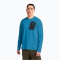Férfi hosszú ujjú Jack Wolfskin Prelight Trail Crew aurora blue