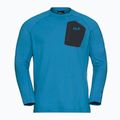 Férfi hosszú ujjú Jack Wolfskin Prelight Trail Crew aurora blue 5