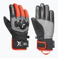 Gyerek síkesztyűk Reusch Worldcup Warrior R-Tex XT Junior black/silver/fluo red