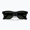 Kamerás szemüveg Ray-Ban Meta Wayfarer matte black/trs g.green 9