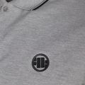 Férfi póló Pitbull West Coast Polo Slim Logo grey/melange 3
