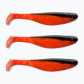 Gumicsali Relax Hoof 6 Standard 3 db. Fekete / narancs-piros csillogás BLS6-S