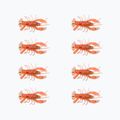 Relax Crawfish 2 laminált 8 db. Narancssárga / olajzöld-fekete csillogó CRF1