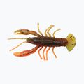 Relax Crawfish 2 Laminált gumicsali 4 db. Görögdinnye-piros, fekete csillogás / narancssárga CRF2