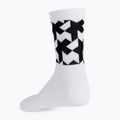 ASSOS Monogram kerékpáros zokni fehér P13.60.695.57 2