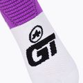 ASSOS GT C2 kerékpáros zokni lila/fehér P13.60.700.4B 3