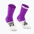 ASSOS GT C2 kerékpáros zokni lila/fehér P13.60.700.4B 4