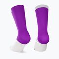 ASSOS GT C2 kerékpáros zokni lila/fehér P13.60.700.4B 5