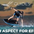 Első szárny a fólia Lift Foils 170 High Aspect fóliákhoz fekete 80109 8