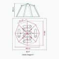 Kemping sátor 8 személyes Coleman Cortes Octagon 8 szürke 2000019550 2