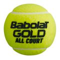 Teniszlabda készlet 4 db. BABOLAT Gold All Court 4 sárga 502085 3