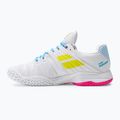 Babolat női teniszcipő 21 Jet Mach 3 Clay fehér/kénes tavaszi 21 Jet Mach 3 Clay fehér/kénes tavaszi 10