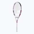 Teniszütő Babolat Evo Aero Lite Pink fehér/rózsaszín teniszütő 2