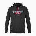 Férfi teniszpulóver Babolat Padel Hood Sweat black/black