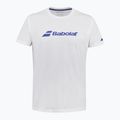 Gyermek Babolat Exercise T-shirt Jr fehér/fehér