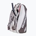 Tenisz táska Babolat RH9 Pure Wimbledon 80 l white/dark beige 3