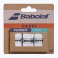 Padelütő markolatszalag Babolat Comfort Padel 3 pack white 3