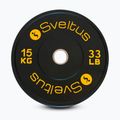 Olimpiai bumper tárcsa Sveltus Training Olympic Disc 15 kg black