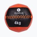 Sveltus fali labda 4 kg fekete/piros