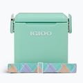 Igloo Tag-A-Long Too 10 literes tengerzöld cikcakkos utazó hűtőszekrény 3